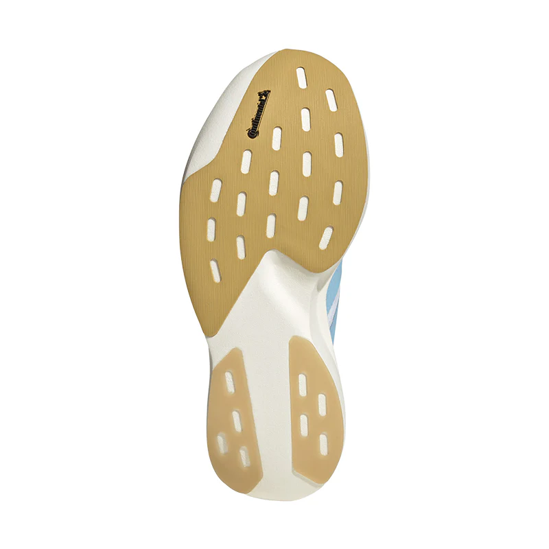 Women's Adizero EVO SL White/Clear Blue/Gold - Image 7