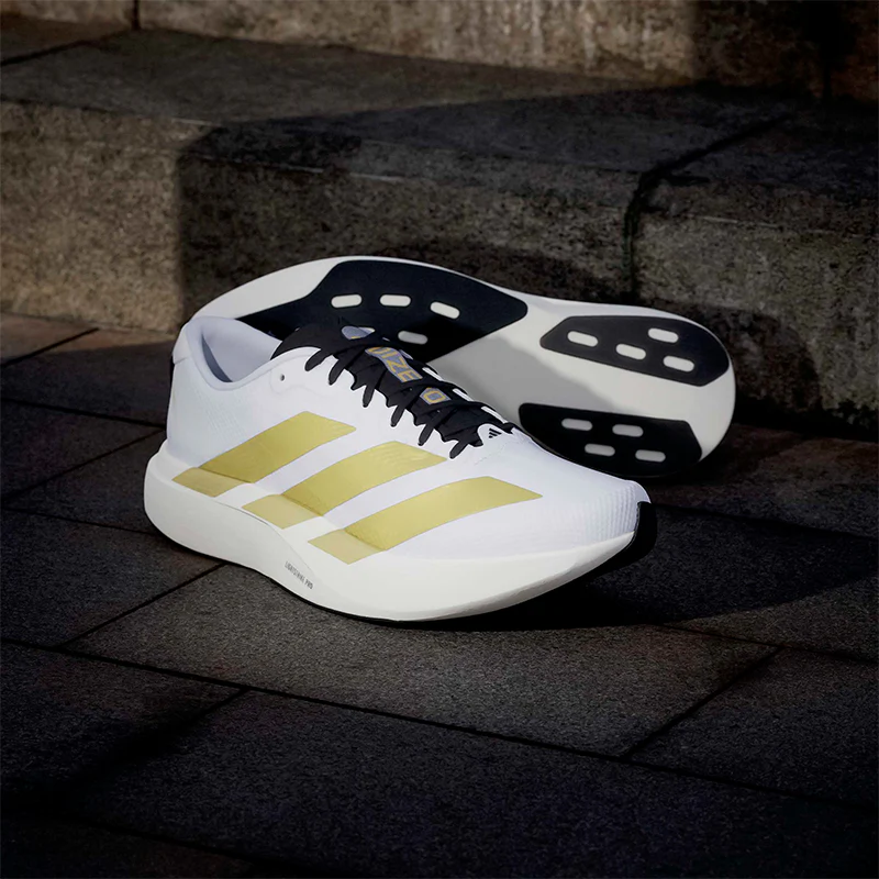 Women's Adizero EVO SL White/Matte Gold/Black - Image 5