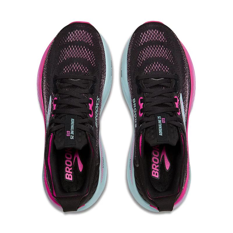 Women's Adrenaline GTS 25 Black/Cyber Pink/Iced Aqua - Image 6