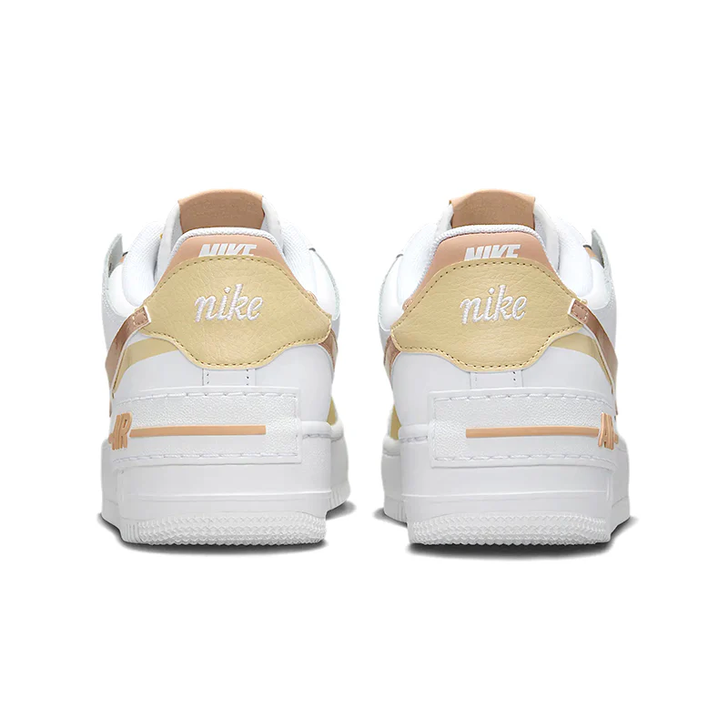 Women's Air Force 1 Shadow White/Hemp/Gold - Image 5