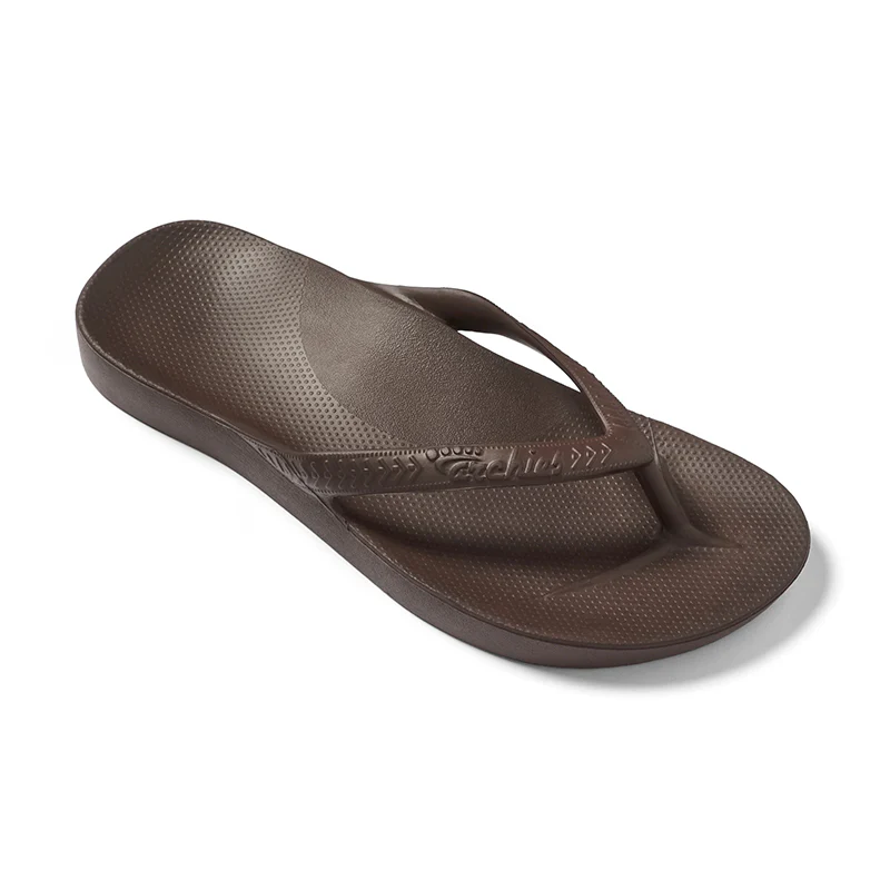 Women's Arch Support Flip Flop Brown