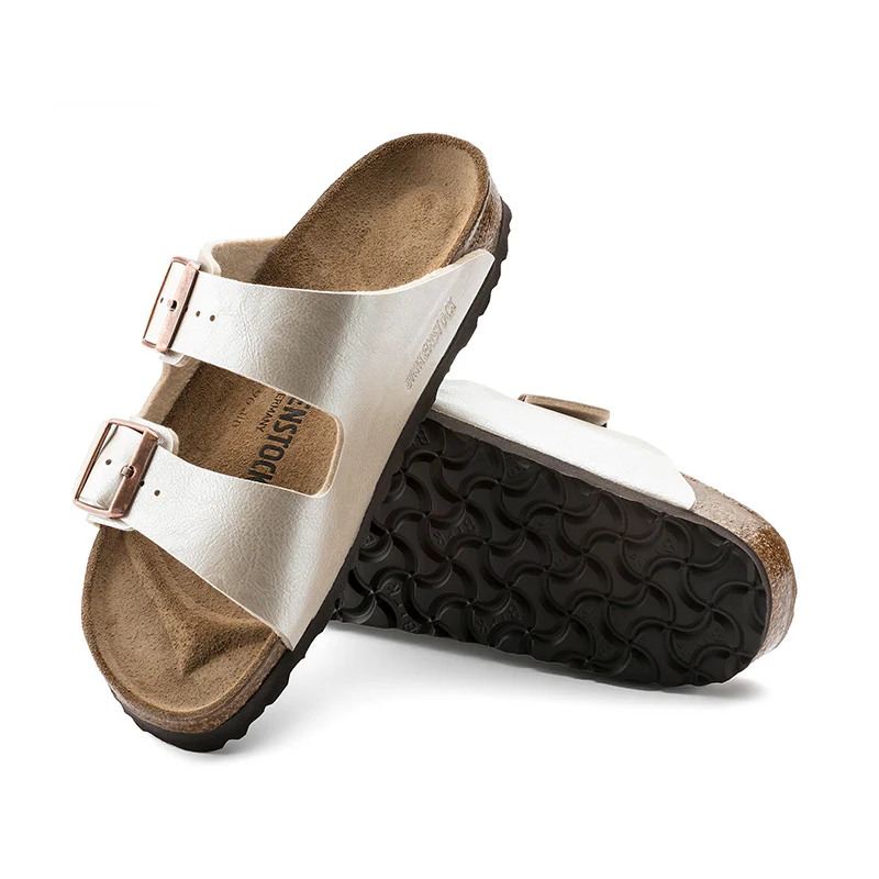 Women's Arizona Narrow Graceful Pearl White Birko-Flor - Image 3