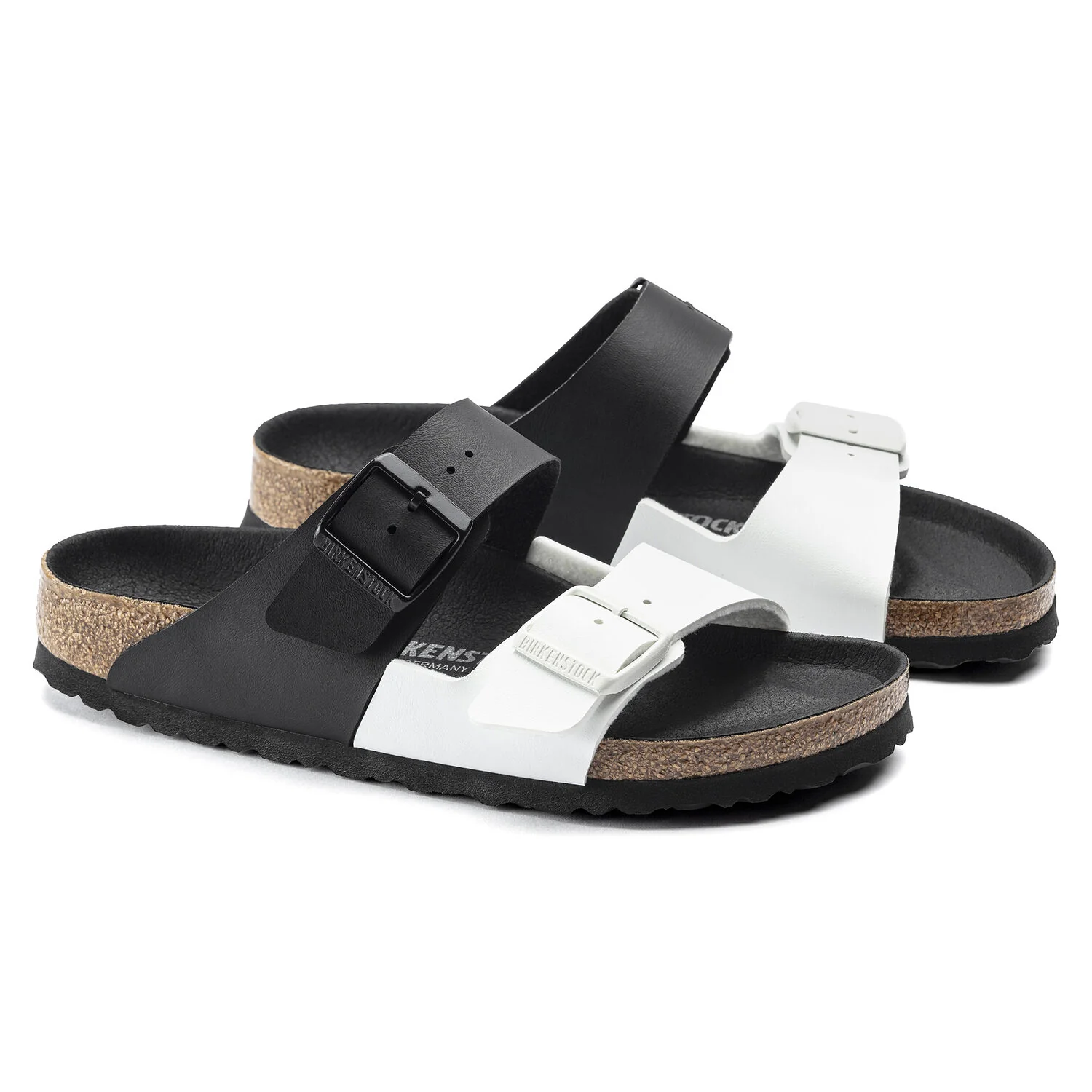 Women's Arizona Split Narrow Black Birko-Flor - Image 4