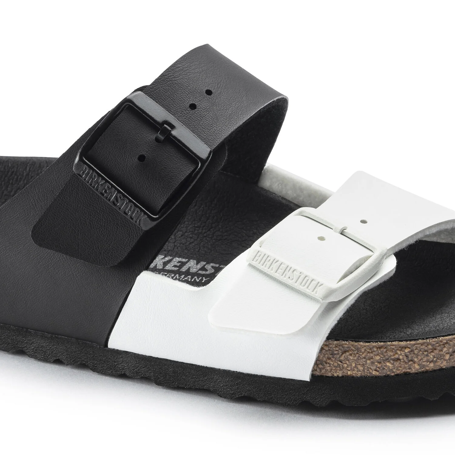Women's Arizona Split Narrow Black Birko-Flor - Image 7