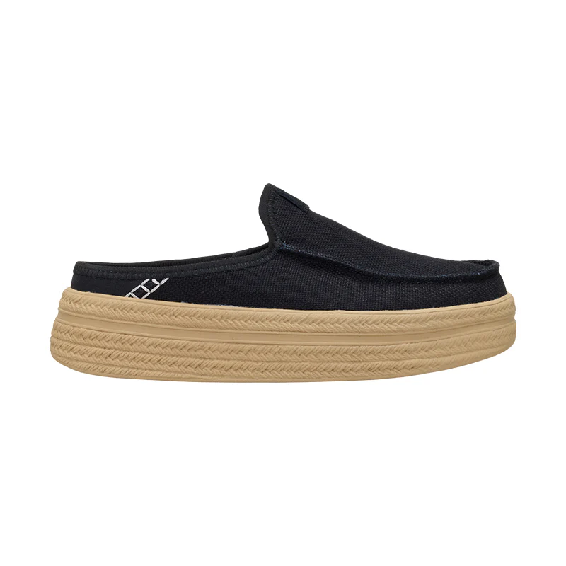 Women's Austin Lift Espadrille Woven Black - Image 3