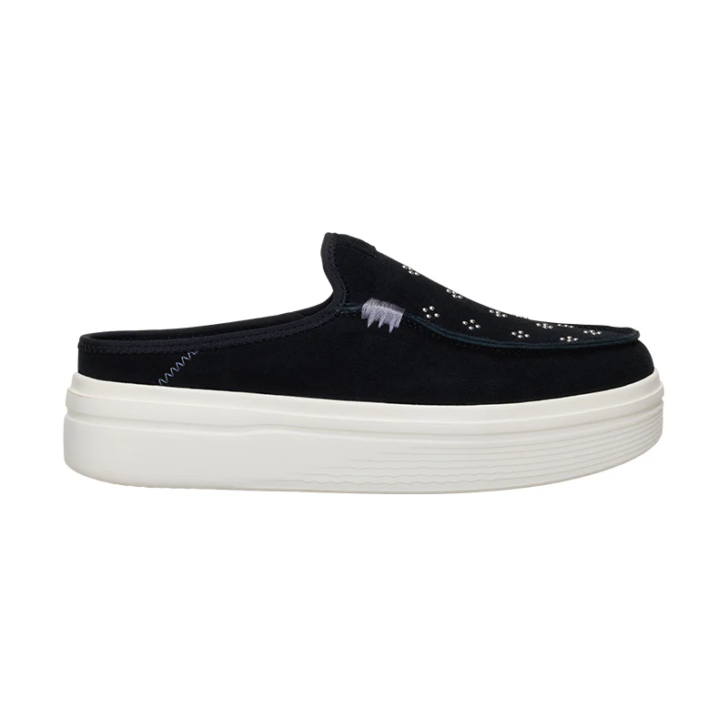 Women's Austin Lift Suede Stud Black - Image 3