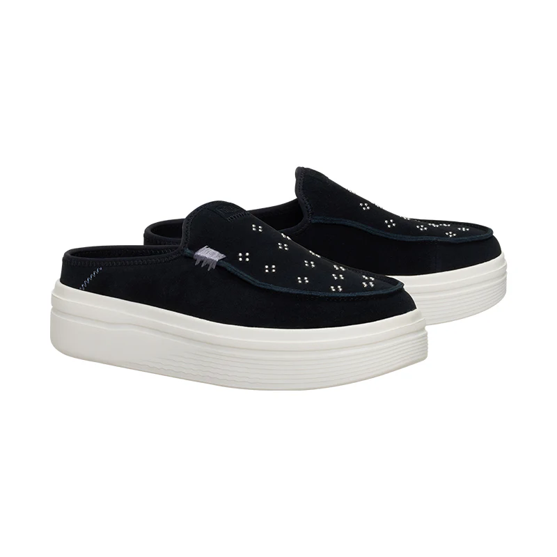 Women's Austin Lift Suede Stud Black - Image 5