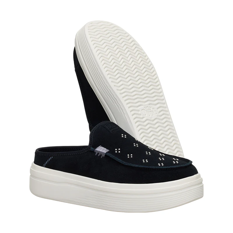 Women's Austin Lift Suede Stud Black - Image 7