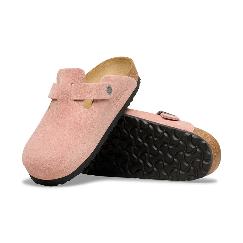 Women's Boston Narrow Pink Clay Suede - Image 3