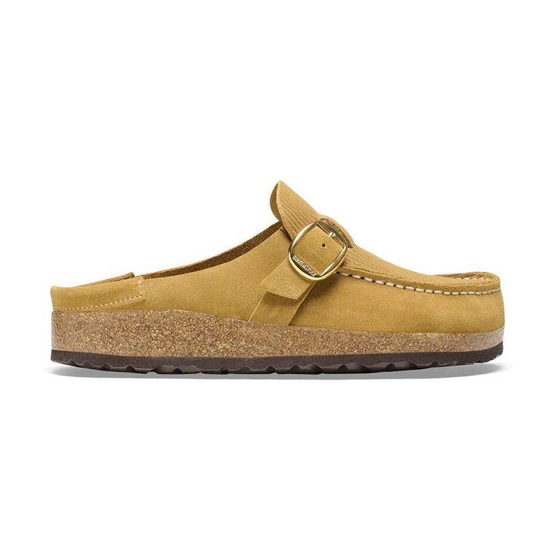 Women's Buckley Narrow Corduroy Cork Brown Suede - Image 2