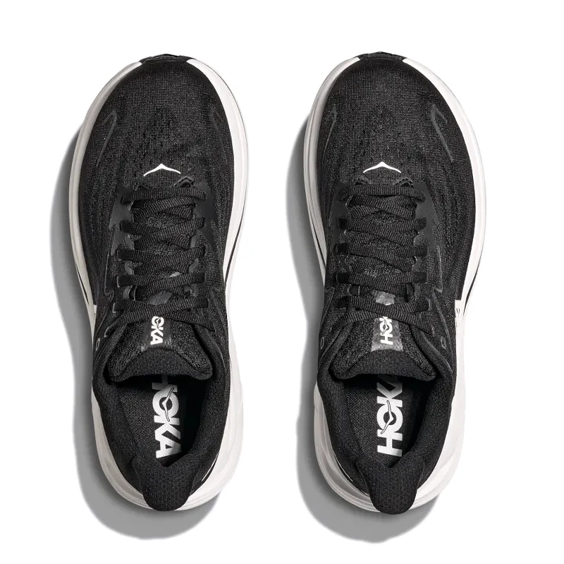 Women's Clifton 10 (WIDE) Black/White - Image 7