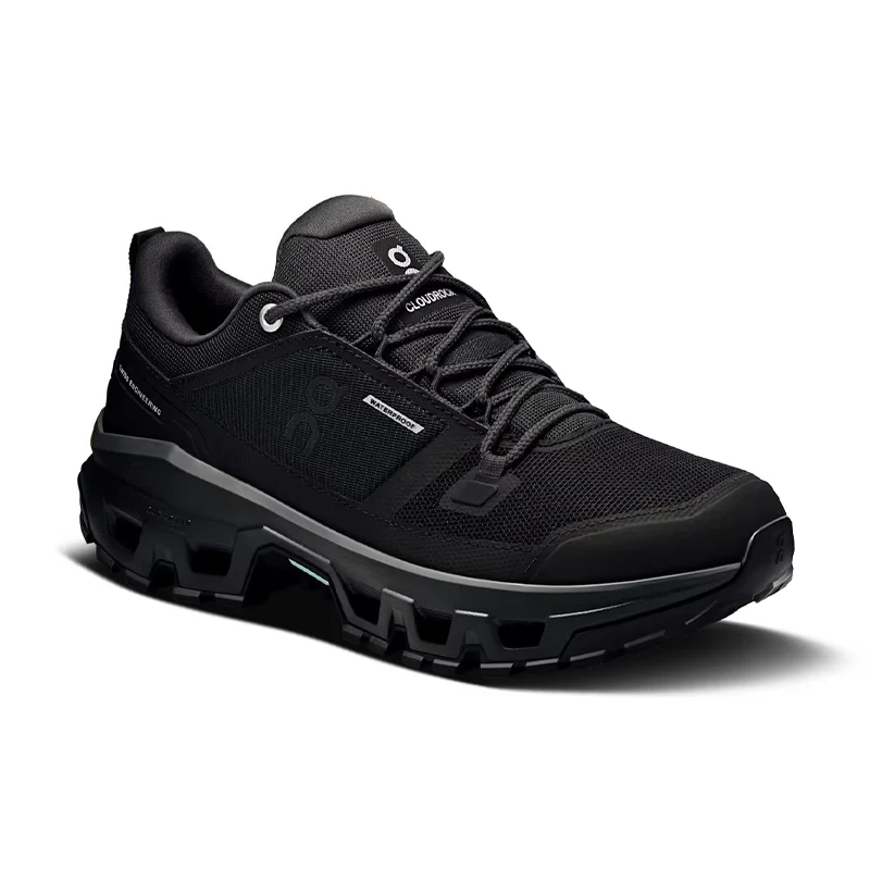 Women's Cloudrock Low Waterproof Black/Black - Image 2