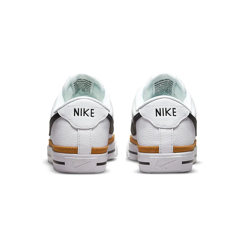 Women's Court Legacy Next Nature White/Black/Team Orange - Image 6