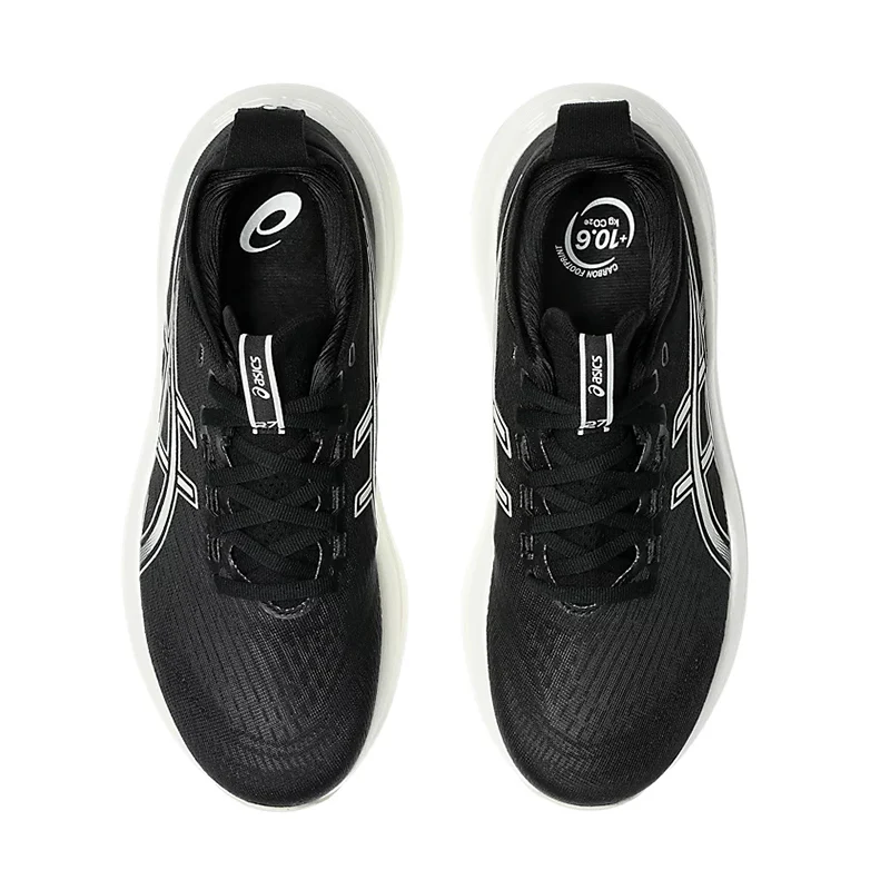 Women's Gel-Nimbus 27 Black/Lake Grey - Image 7