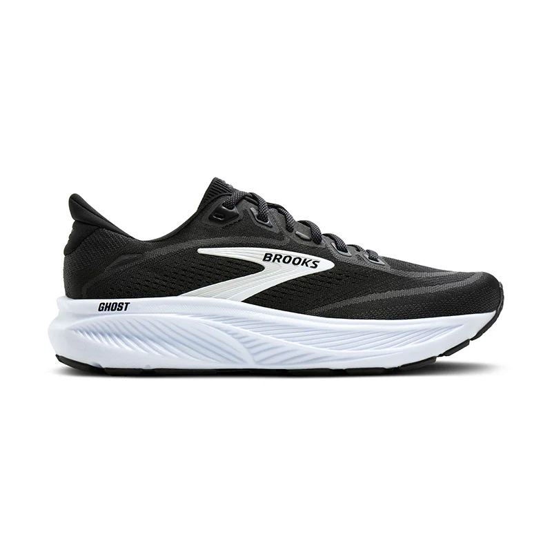 Women's Ghost 18 WIDE Black/Grey/White - Image 3