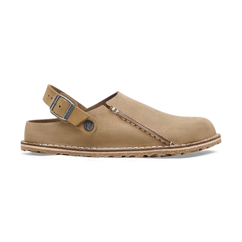 Women's Lutry Narrow Gray Taupe Suede - Image 3