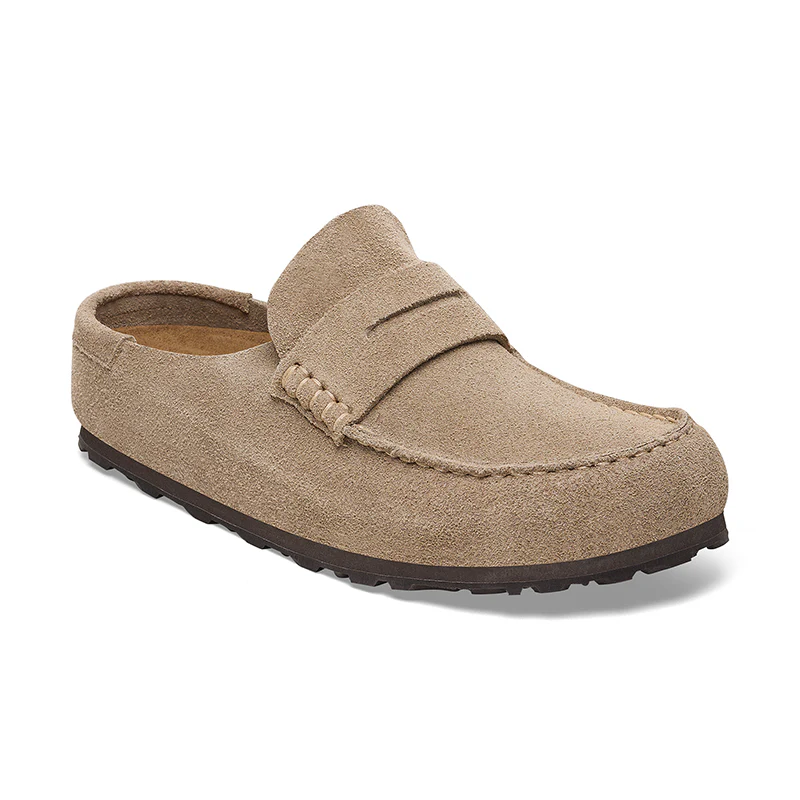 Women's Naples Wrapped Narrow Taupe Suede - Image 2