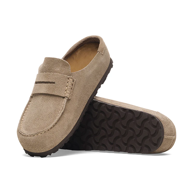 Women's Naples Wrapped Narrow Taupe Suede - Image 3