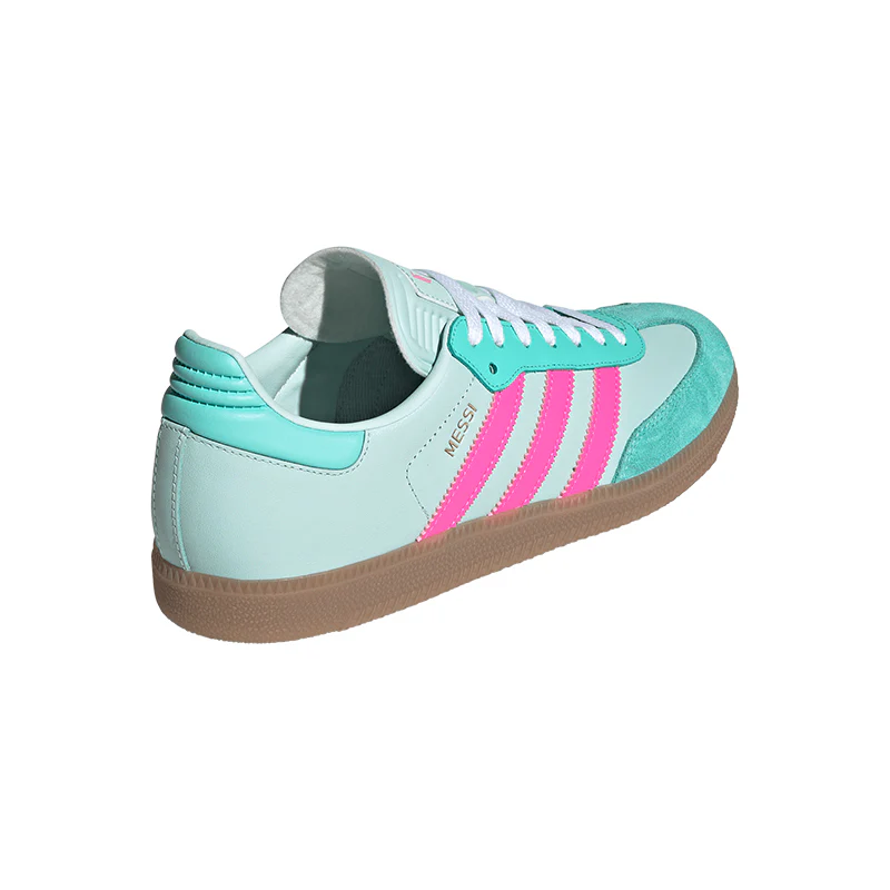 Women's Samba Messi Halo Mint/Pink/Gum - Image 5