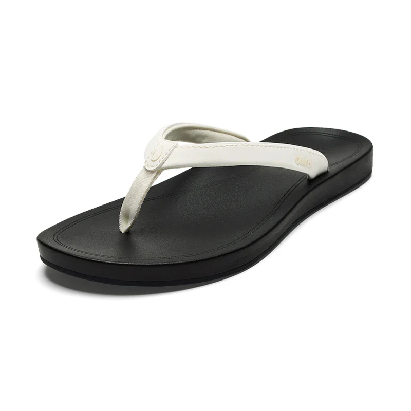 Women's Uiki Bright White/Lava Rock - Image 4