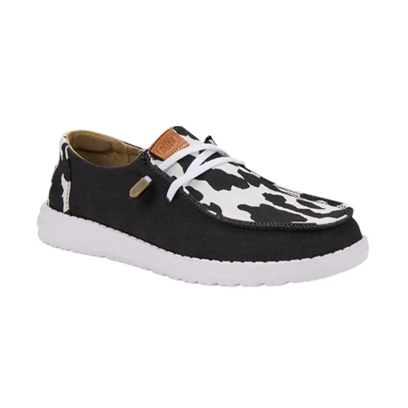 Women's Wendy Animal Black/Cow - Image 2