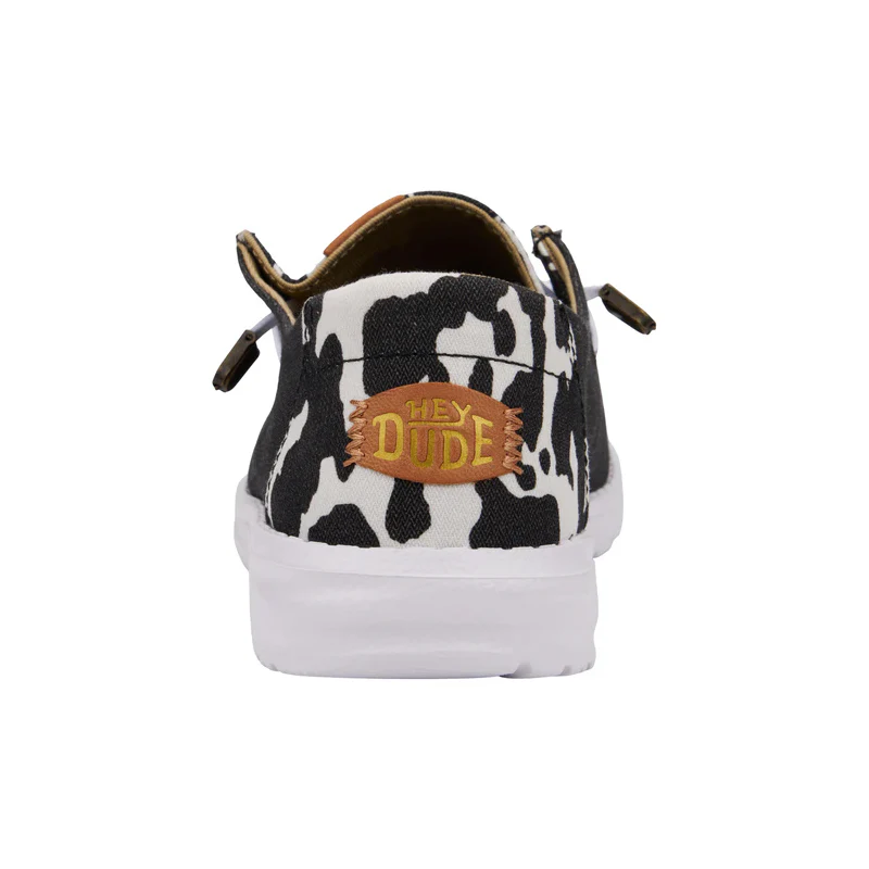 Women's Wendy Animal Black/Cow - Image 5