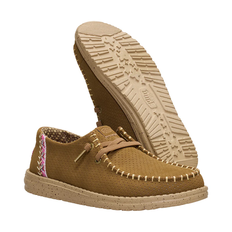 Women's Wendy Classic Micro Perf Malt Brown - Image 6