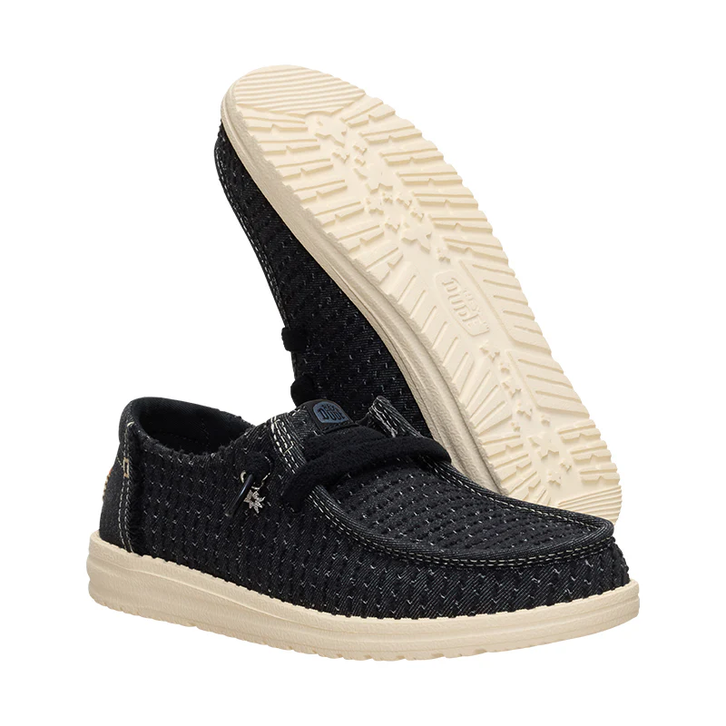 Women's Wendy Frayed Canvas Black - Image 6