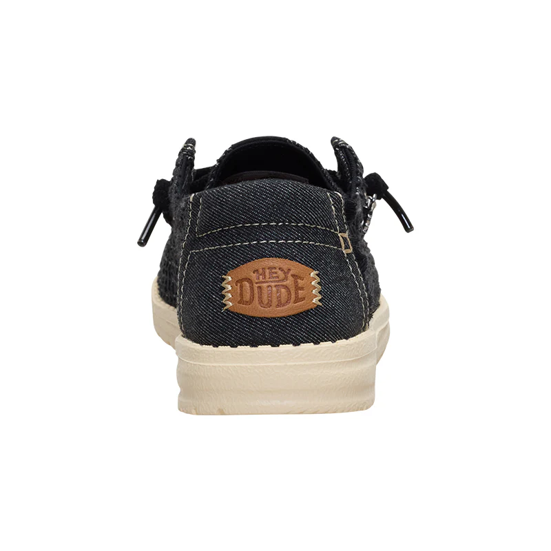 Women's Wendy Frayed Canvas Black - Image 8