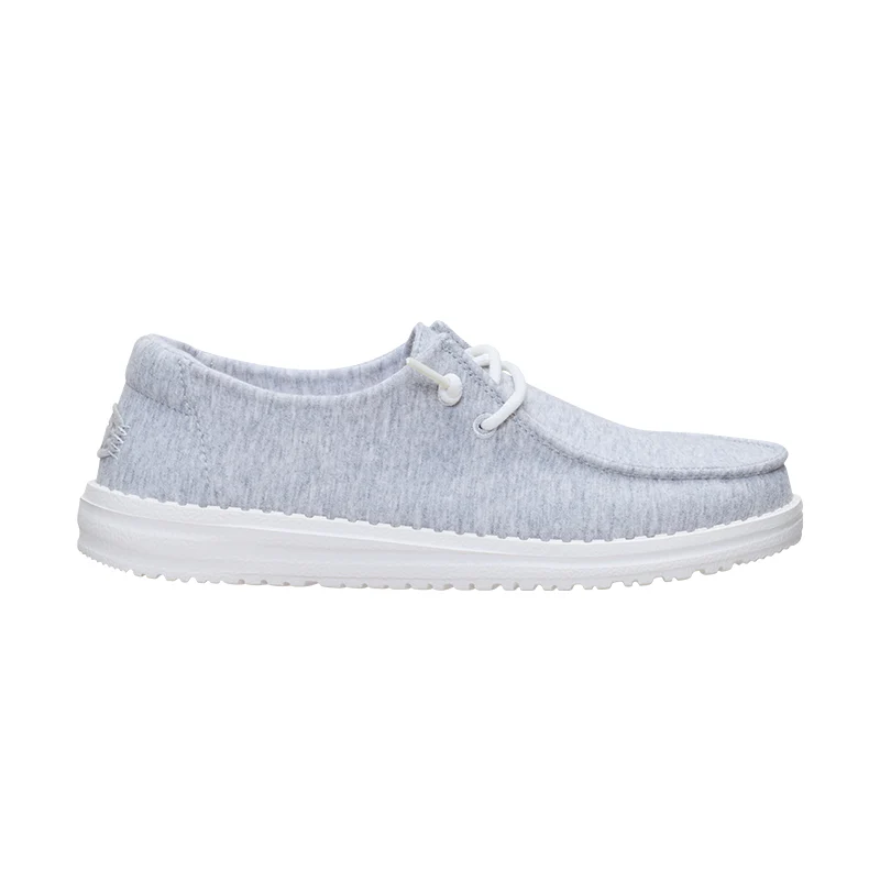 Women's Wendy Stretch Jersey Light Grey - Image 3